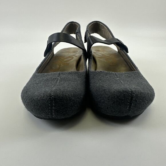 OTBT Springfield Mary Jane Wedge Slingback Gray Close Toe Clog Comfort Women 9.5 - Picture 3 of 14
